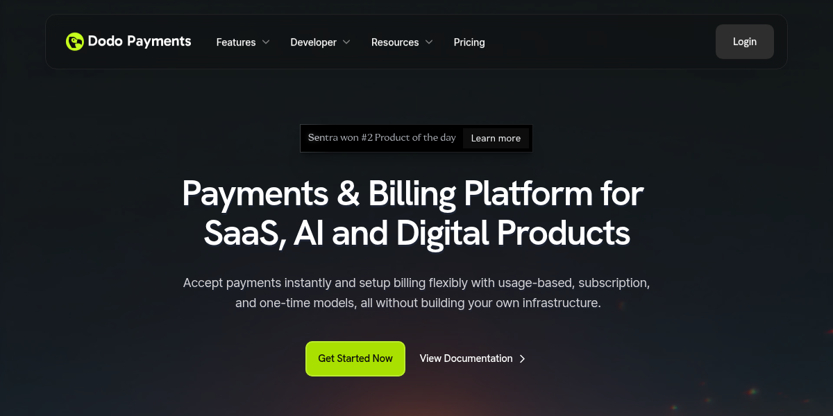 Dodo Payments screenshot