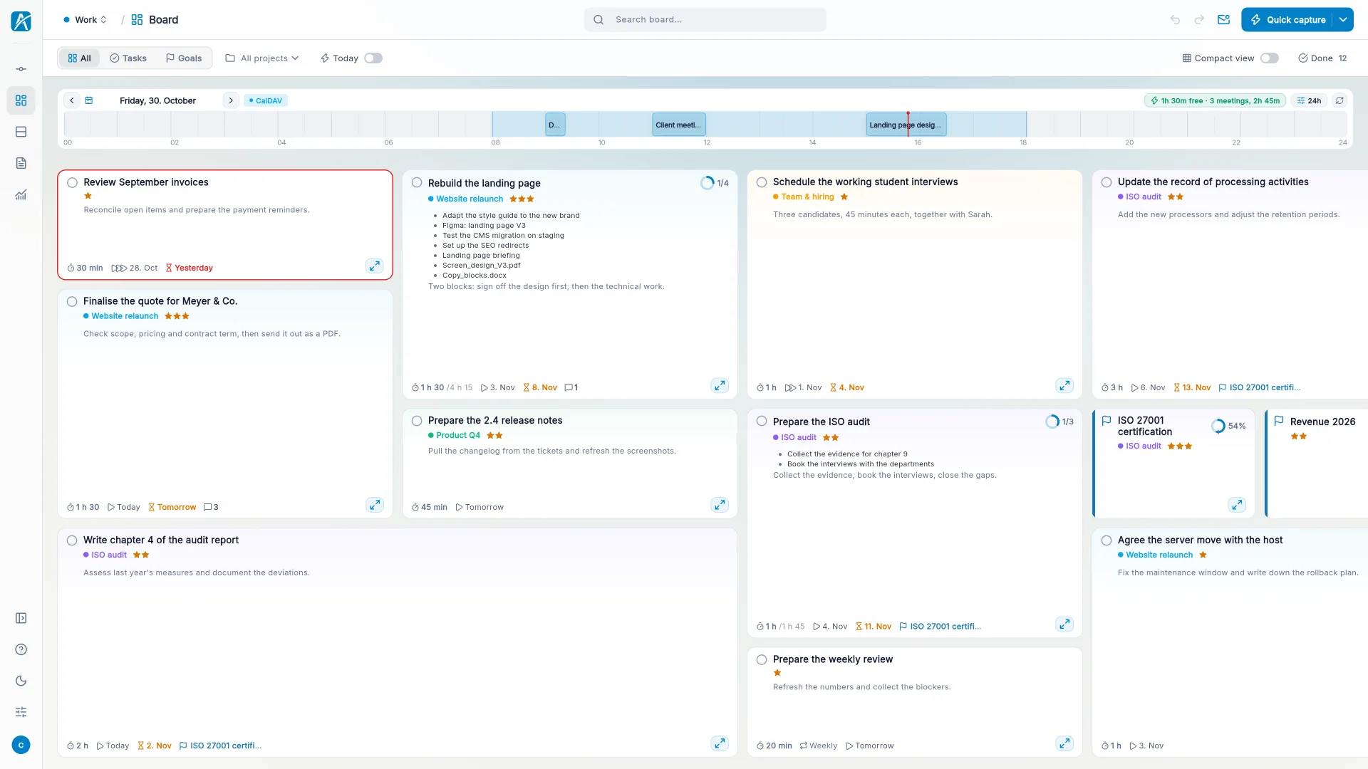 Aevo screenshot