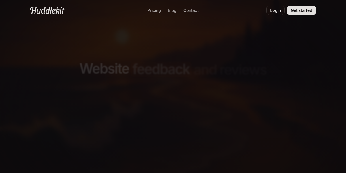 Huddlekit screenshot