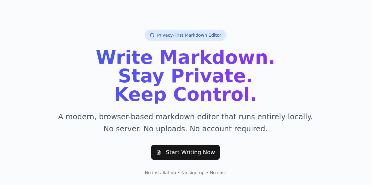 EzyMarkdown screenshot