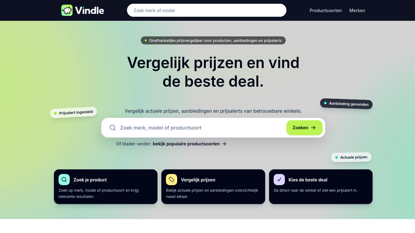 Vindle screenshot