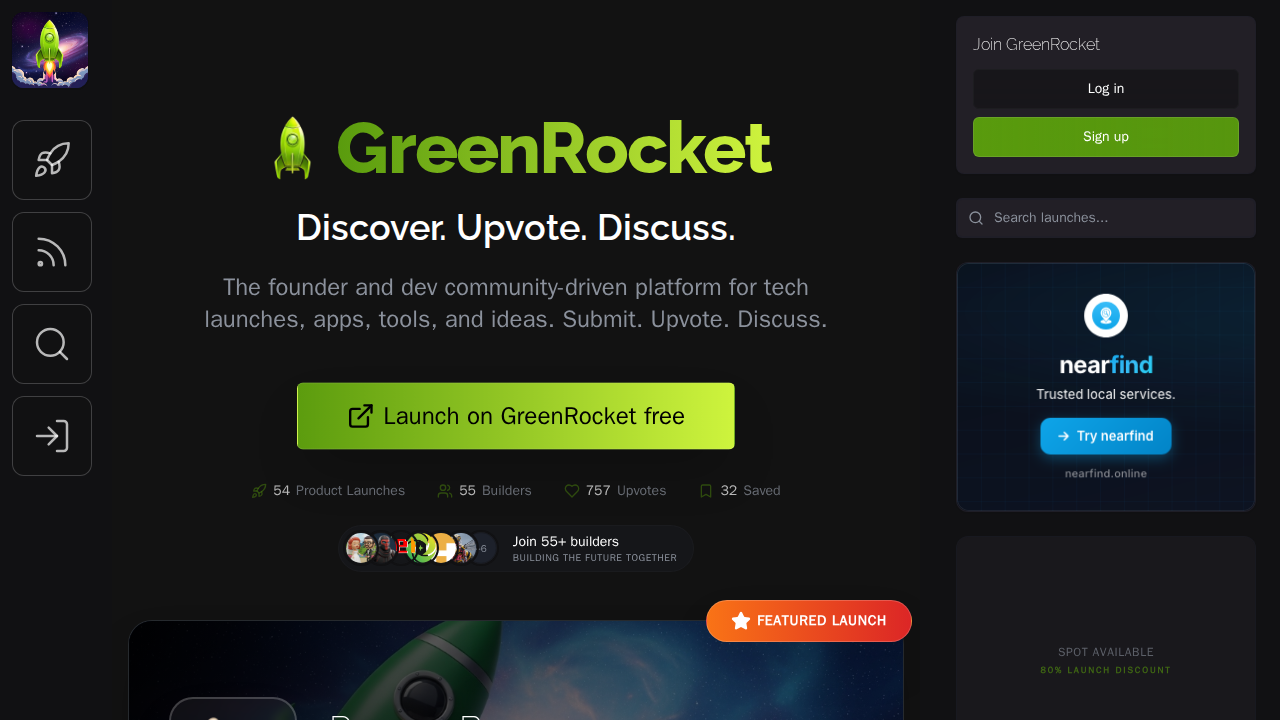 GreenRocket screenshot