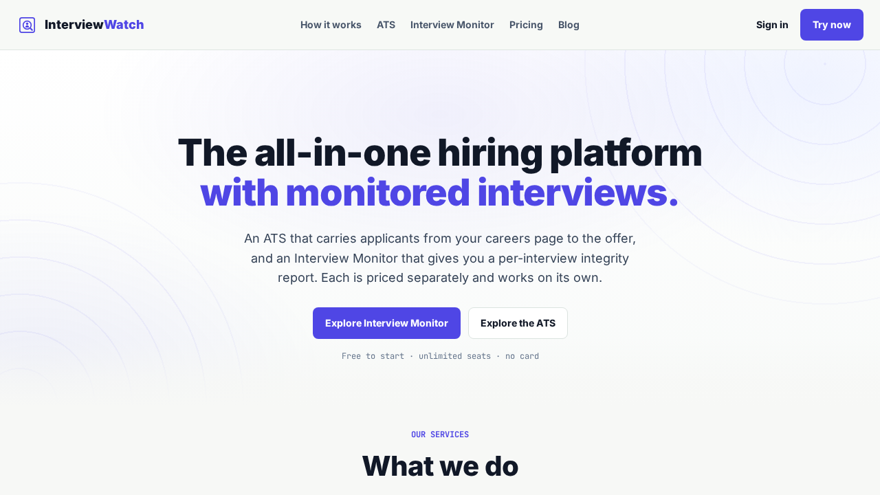 interviewwatch.com screenshot
