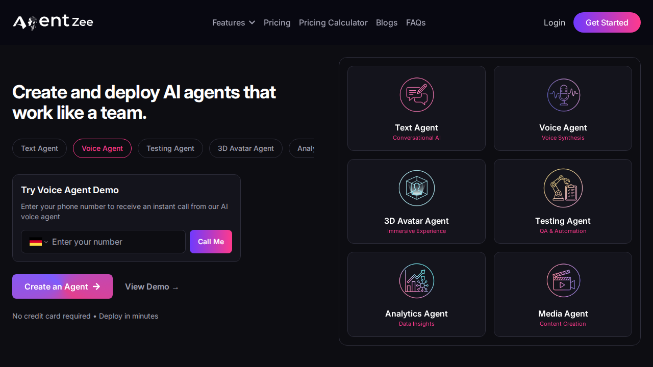 AgentZee screenshot