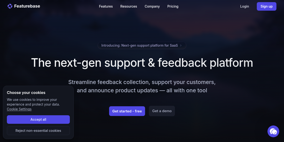 Featurebase screenshot