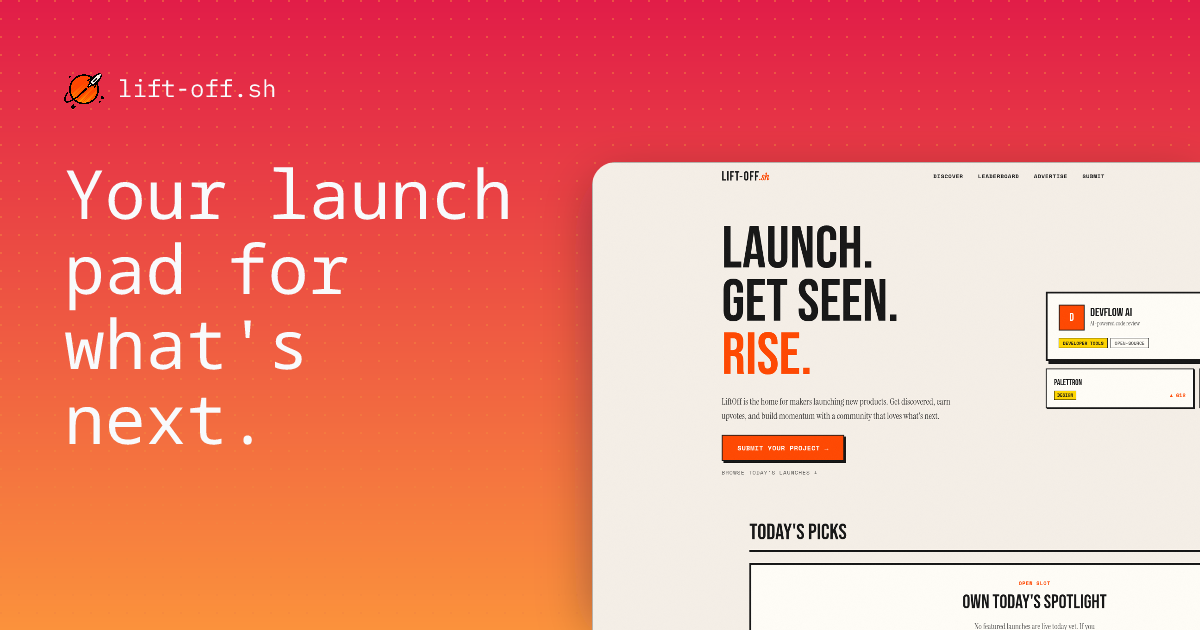 LiftOff Directory screenshot