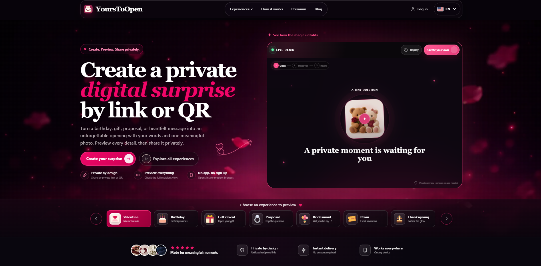 YoursToOpen screenshot
