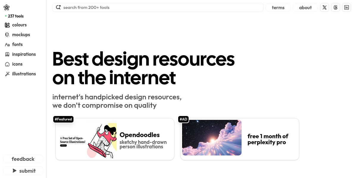 Design Index screenshot