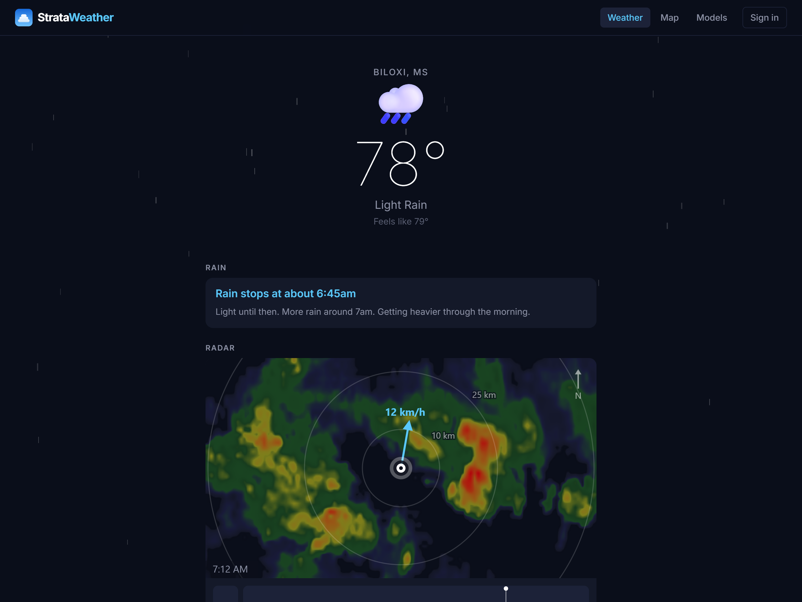 StrataWeather screenshot
