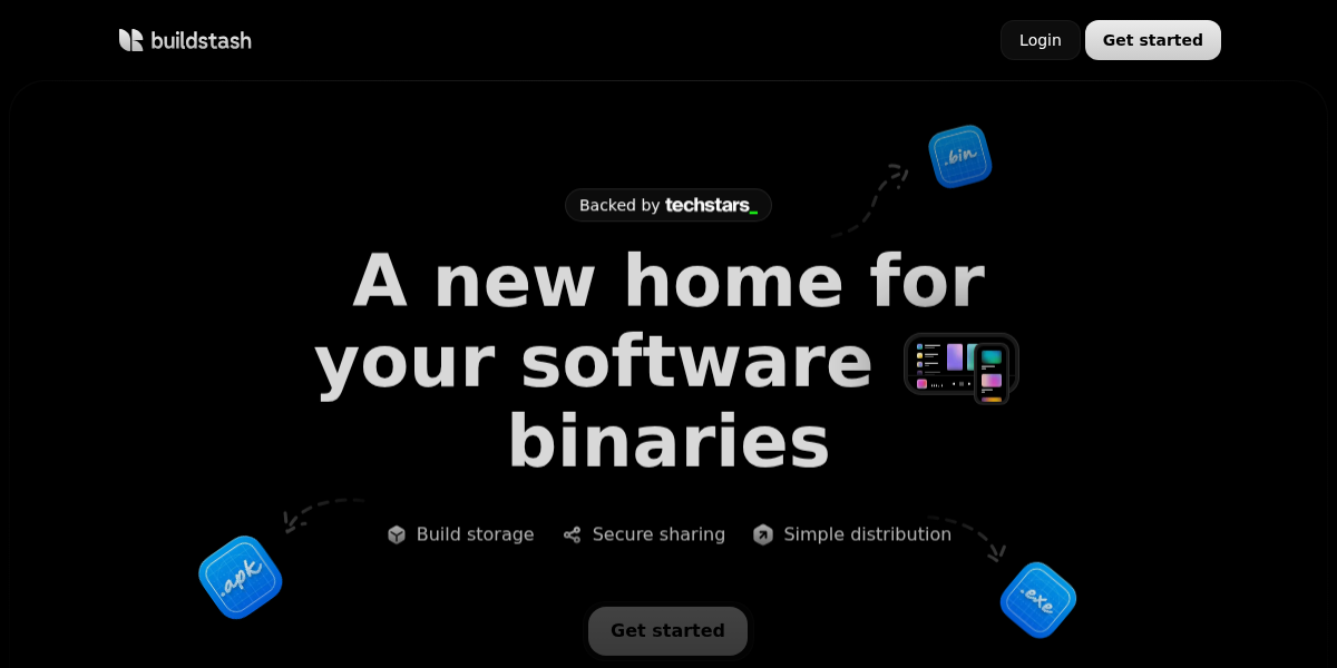 Buildstash screenshot