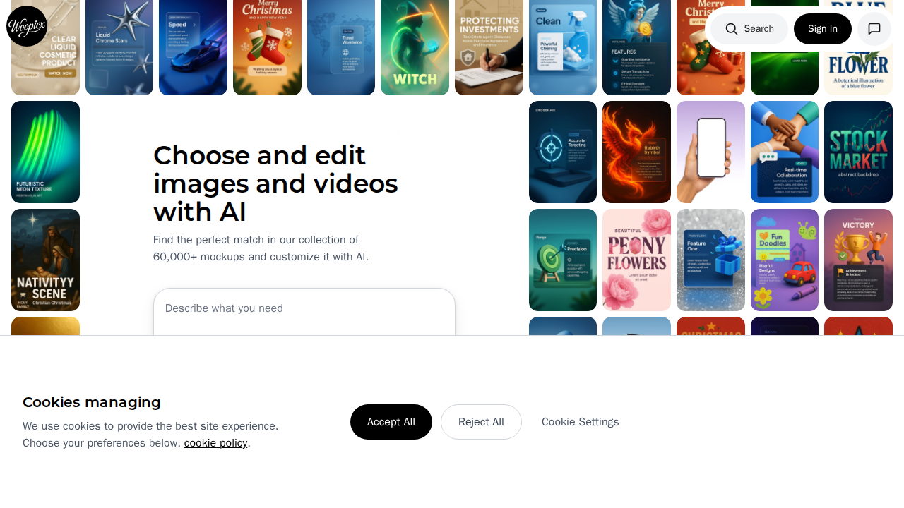 Woopicx screenshot