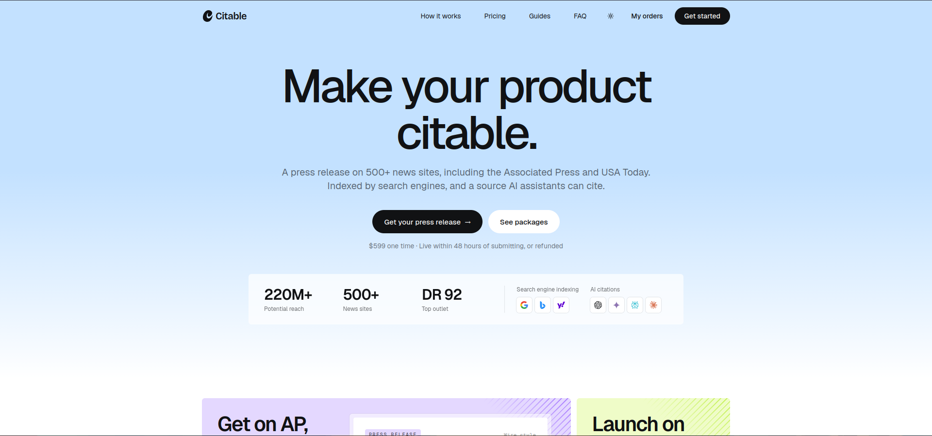 Citable screenshot