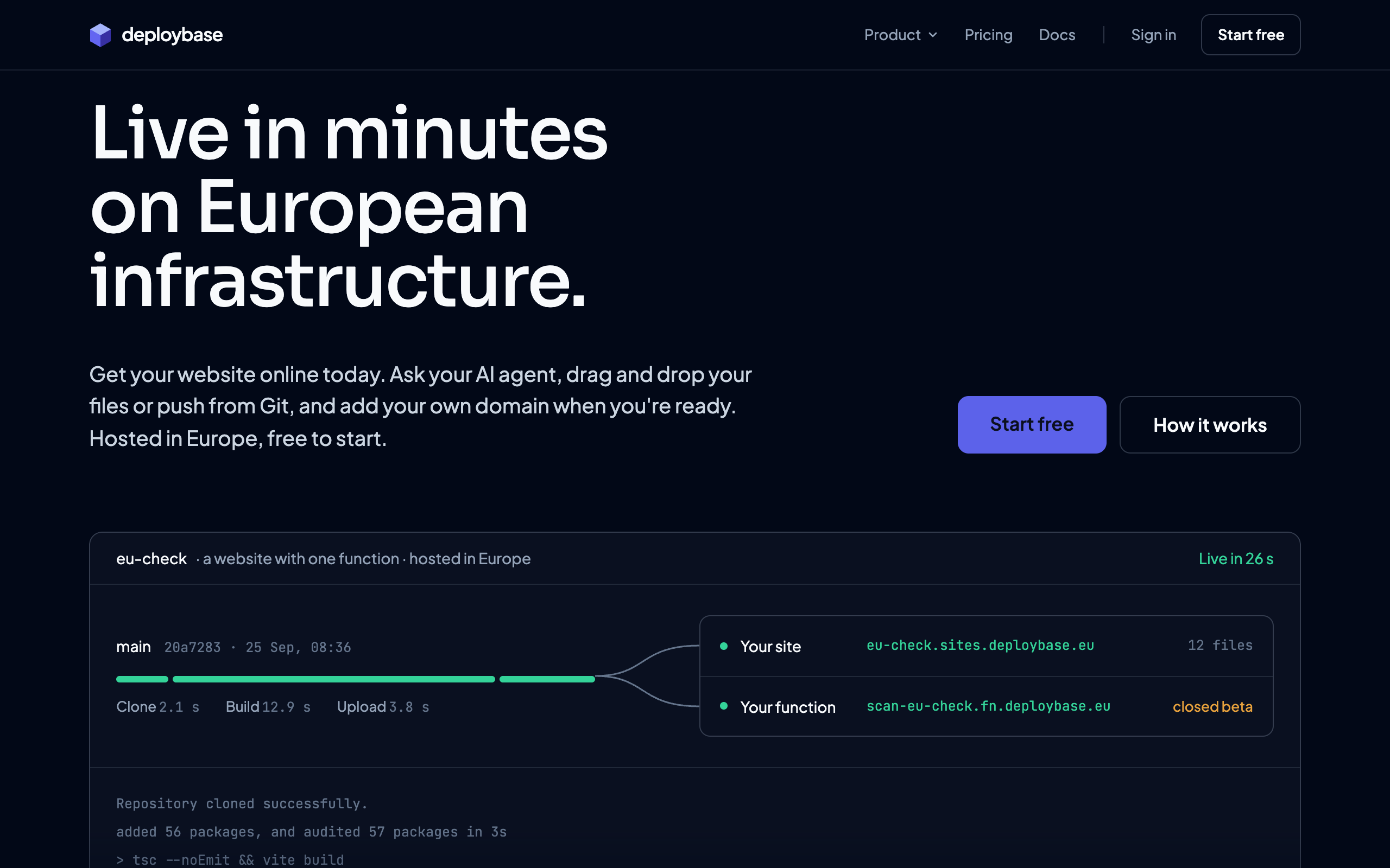 deploybase screenshot