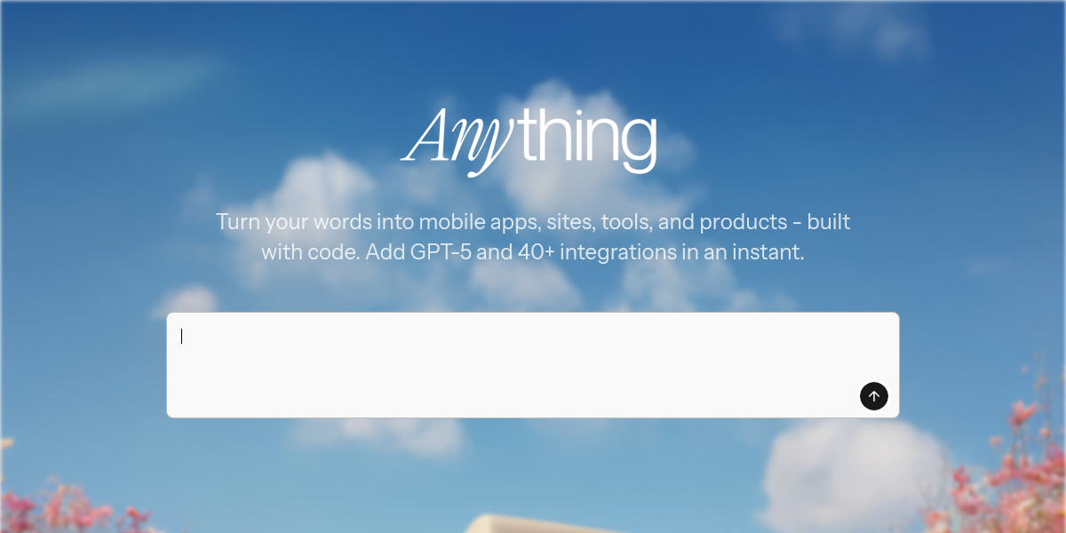 Anything AI screenshot